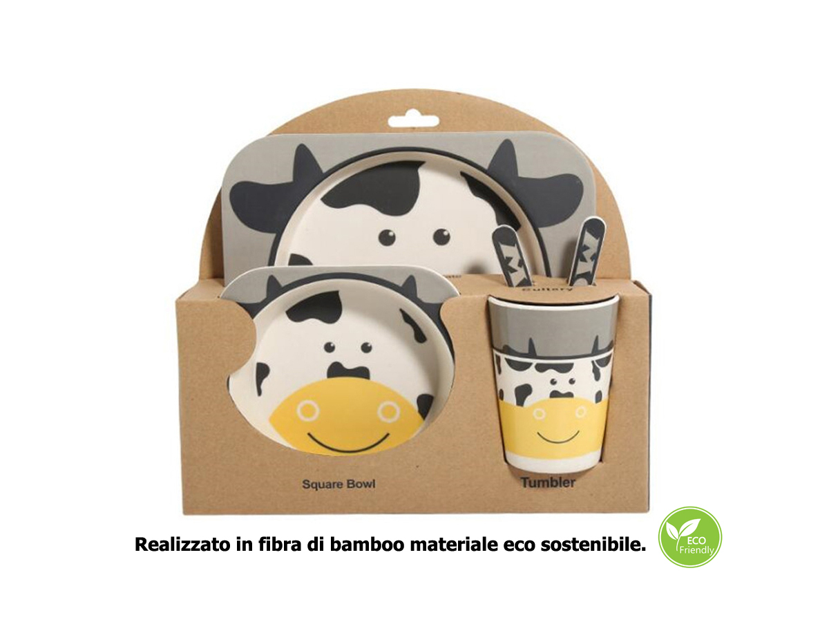 SET PAPPA BAMBOO MUCCA 5PZ