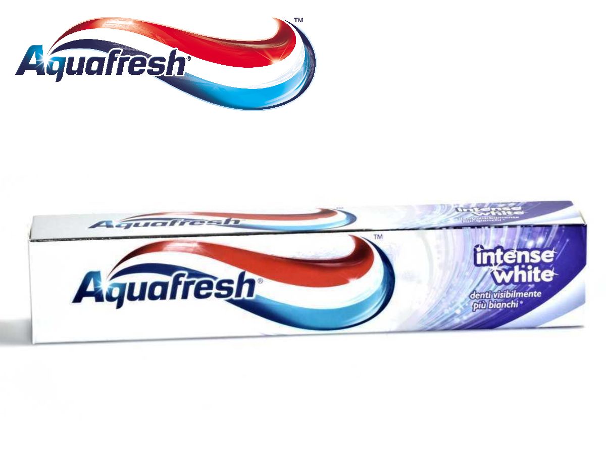 Aquafresh dentifricio intense white & shine 75ml