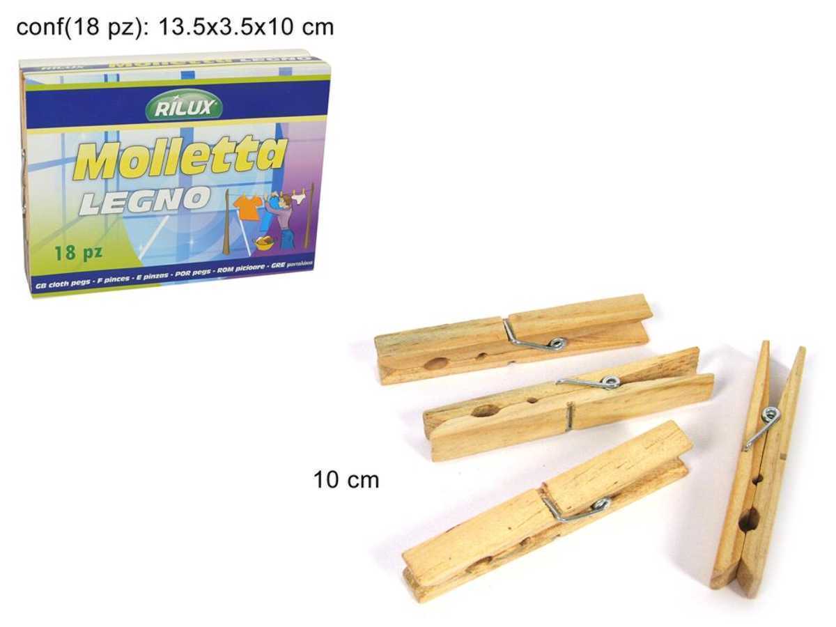 DEALO MOLLETTE LEGNO 18PZ